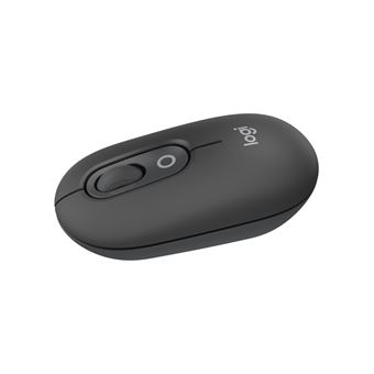 Souris sans fil Logitech Pop Mouse avec émojis personnalisables Bluetooth Graphite - 1