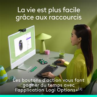 Souris sans fil Logitech M196 - Graphite