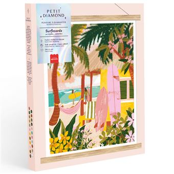 Coffret Petit Diamond - Peinture a diamenter Surfboards par Julia Cornelius