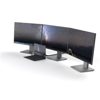 Hub USB-C LinQ Multiport 7 en 1 Pro Triple display Gris