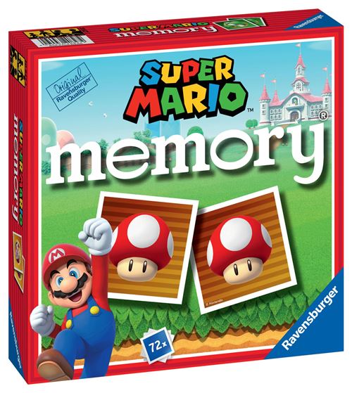 Ravensburger Loto Mémo et Domino Grand Memory Super Mario