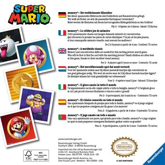 Loto mémo et domino Grand memory Super Mario