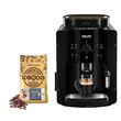 Expresso avec broyeur Krups YY5568FD Essential + 500g de café Lobodis Noir