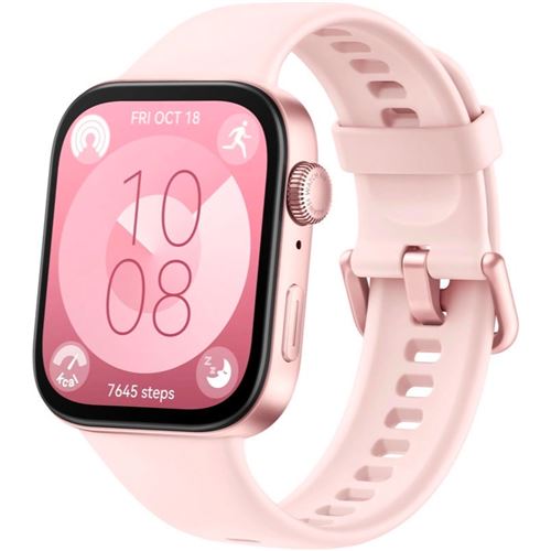 Montre Connectée Huawei Watch Fit 3 avec Bracelet Rose