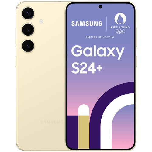 Smartphone Samsung Galaxy S24+ 6,7"" 5G Nano SIM 512 Go Crème État correct - Samsung reconditionné disponible sur Fnac