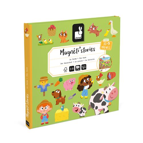 Jeu Éducatif Janod J05449 – Magnéti'stories Le Potager - vue 2