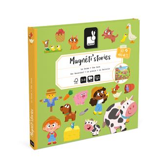 Janod Educatief spel Magnéti'verhalen De boerderij - 1