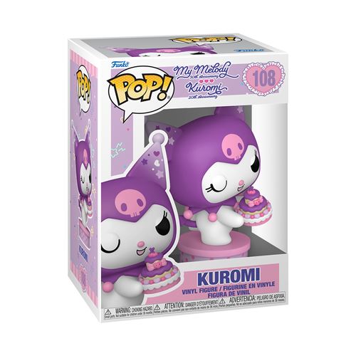 Funko Hello Kitty And Friends POP! Figurine Kuromi With Cake 20th Anniversary - Image 4