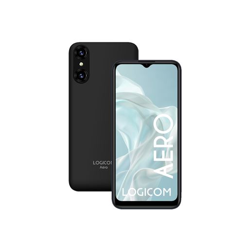 Smartphone Logicom Aero 6,5 Double nano SIM 64 Go Noir