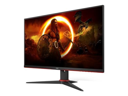 AOC Gaming 24G2ZE/BK - Écran LED - jeux - 23.8" - 1920 x 1080 Full HD (1080p) @ 240 Hz - IPS - 350 cd/m² - 1000:1 - 0.5 ms - 2xHDMI, DisplayPort - noir, rouge