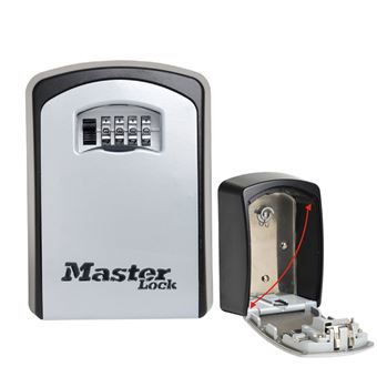 Système de sécurité Master Lock Boîte à clés Select Access 5403EURD Format XL Gris et Noir - 1