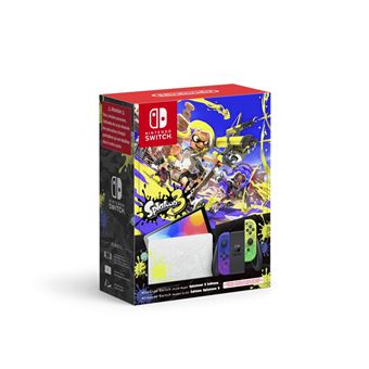 Console Nintendo Switch model OLED édition limitée Splatoon 3