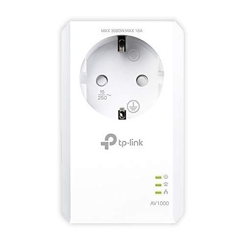 TP-Link TL-PA7017P AV1000-Gigabit-Powerline-Adapter mit Steckdose