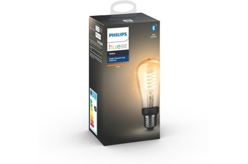 Ampoule connectée Philips Hue Filament E27 Edison Blanc