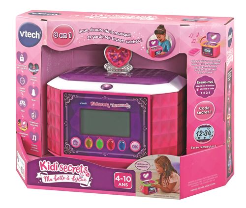 KidiSecrets Ma boîte à bijoux Vtech  - VTech reconditionné disponible sur Fnac