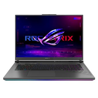 PC portable gaming Asus ROG STRIX-G18-GL814JI-N6148W 18" Intel Core i9-13980HX 32 Go RAM 1024 Go SSD Gris