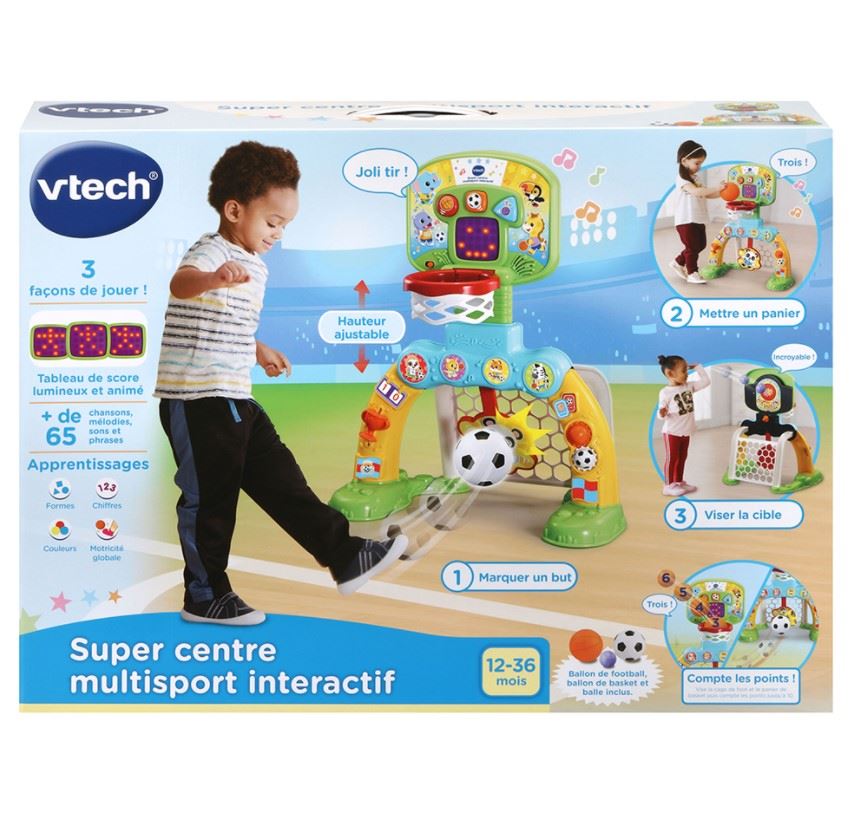 Bébé multi-sports interactif VTECH BABY : la boîte à Prix Carrefour