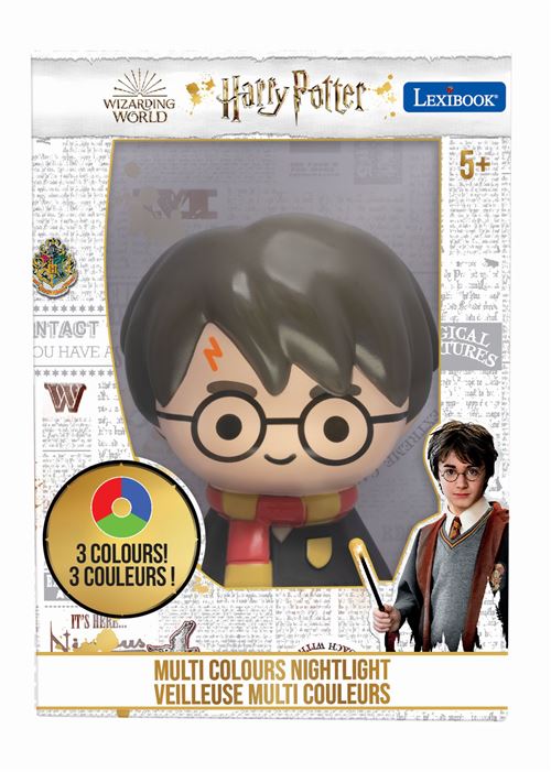 Jeu d'éveil Lexibook Veilleuse Harry Potter 3D avec variation couleurs