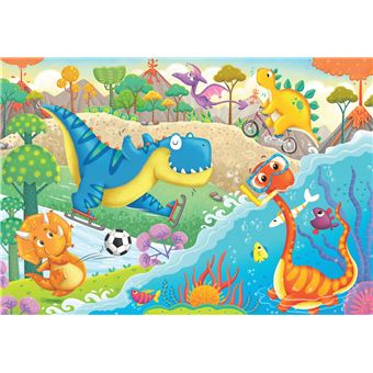 Puzzle enfant 2x12 pièces Ravensburger Mes dinos préférés