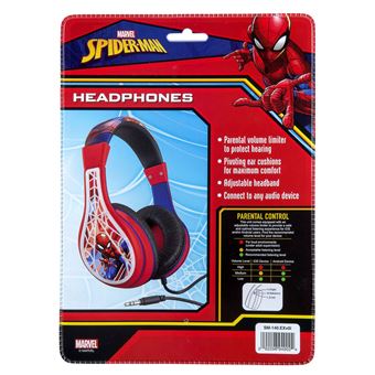 Jouet multimédia Ekids Casque Premium Kidsafe Spiderman
