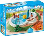 Playmobil Family Fun La Villa de vacances 9422 Piscine avec douche