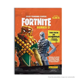 Jeu de cartes Panini Fortnite série 3 TC Pack de démarrage