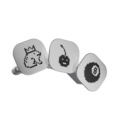 Pack 3 badges Ledger Gris et Noir pour cryptowallet Nano™ Gen5