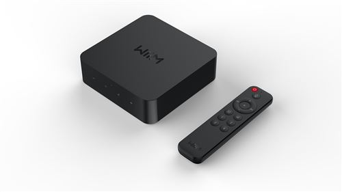 Télécommande Vocale Wiim Remote Pour Lecteurs Réseaux Hi-Fi Mini Pro Et Pro Plus Noir