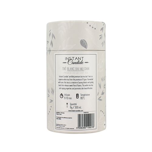 Boîte de Thé blanc Instant Candide Bai Mu Dan