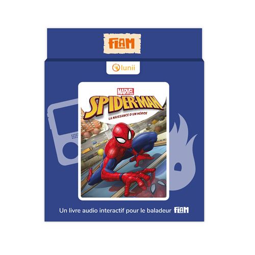 Livre audio interactif pour le baladeur Flam Lunii Spider Man Marvel - vue 1