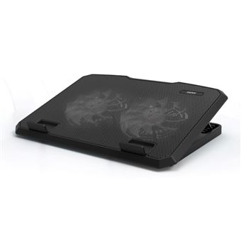 Support Port ergonomique ventilé pour ordinateurs portables jusqu’à 17" Noir