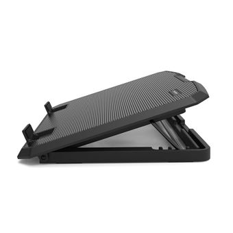 Support Port ergonomique ventilé pour ordinateurs portables jusqu’à 17" Noir