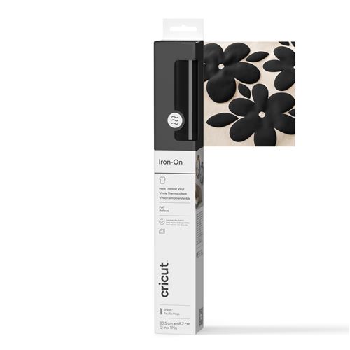 Thermocollant Puff Cricut 2011775cricut – Effet Gonflant Noir Pour Textiles - vue 3