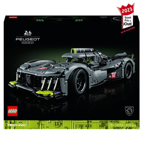 LEGO® Technic 42156 Peugeot 9x8 24h Le Mans Hybrid Hypercar État correct - LEGO Technic reconditionné disponible sur Fnac
