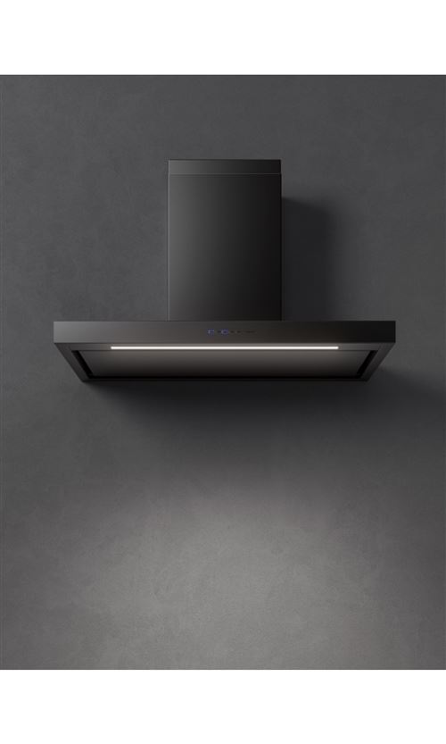 Falmec - Hotte murale Plane Plus - 90cm - Noir - Inox - Image 2