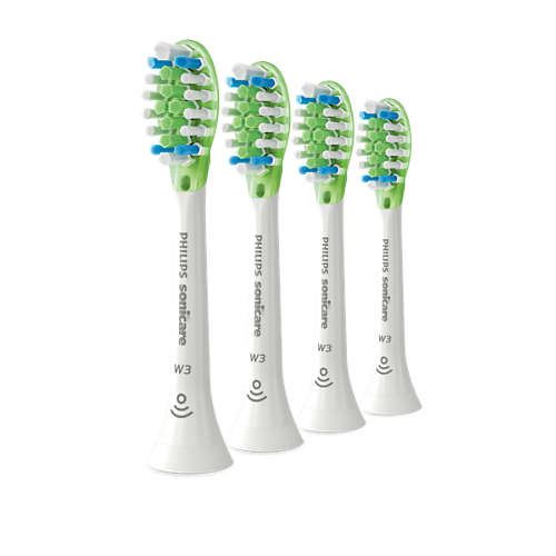 Philips Sonicare W3 Premium HX9064 White - reserve-borstelkop - wit