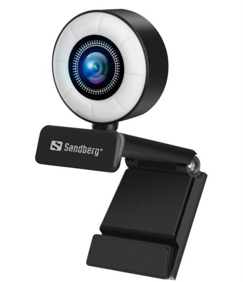 Webcam Pro Sandberg 134-21 USB Streamer Noir