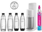 Machine à eau pétillante Sodastream Duo Blanc avec 2 carafes et 2 bouteilles Fuse