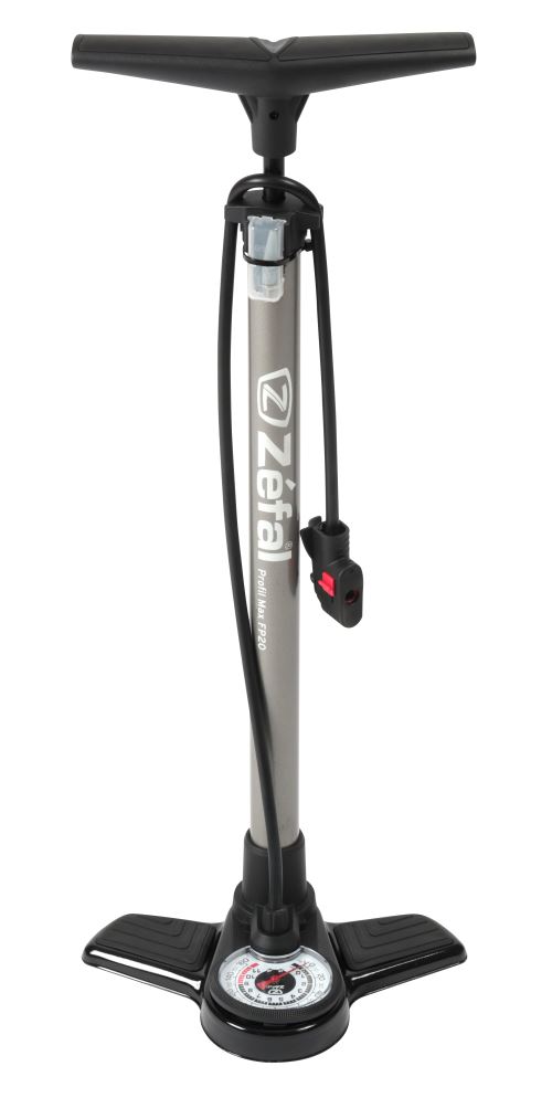 Pompe à vélo Zefal Profil max FP20 Blanc - Accessoire sécurité et  signalisation à la Fnac