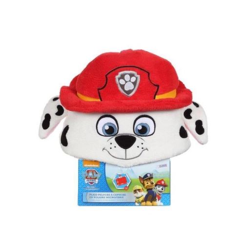 Plaid peluche à capuche Pat'Patrouille Marcus