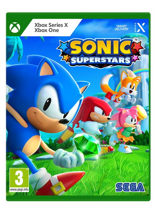 Pochette avant du jeu Sonic Superstars Xbox
