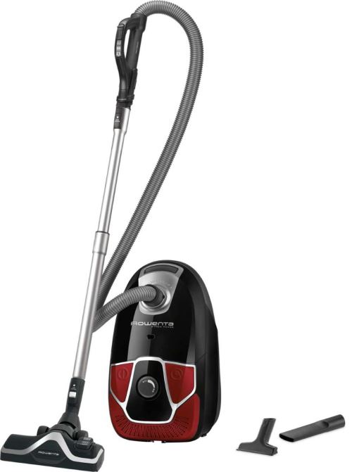 Aspirateur avec sac et Kit 3 brosses animal YY4186FE 550 W Noir et Rouge