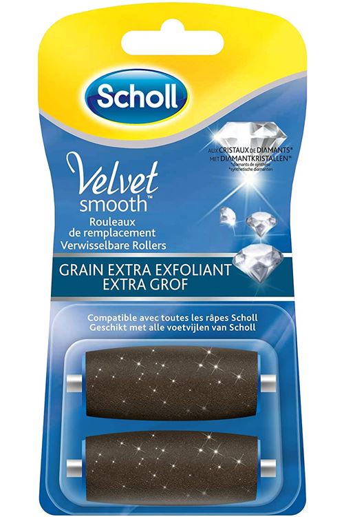 Lot de 2 recharges extra exfoliant Scholl Velvet Smooth