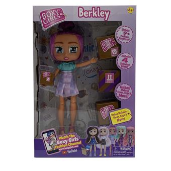 Poupée Boxy Girls Saison 3 Berkley avec 4 colis shopping