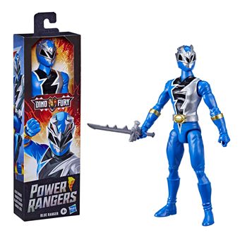 Figurine Power Rangers Dino Fury 12 In Bleu