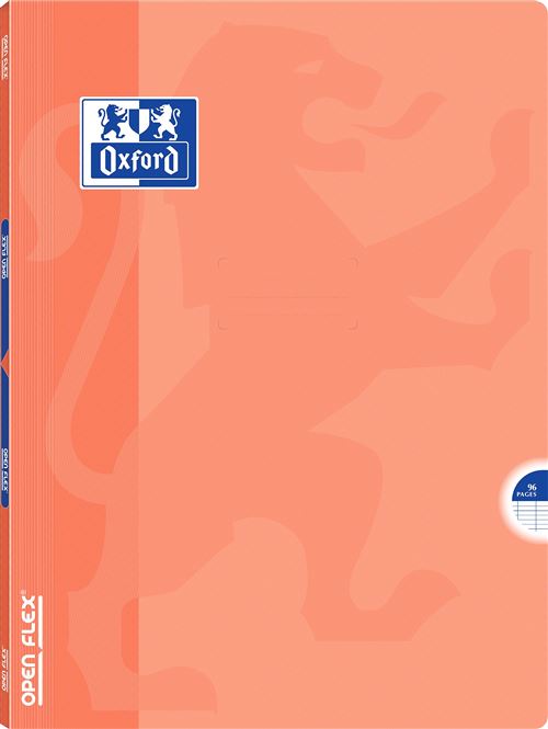 Feuille Simple Grand Carreaux A4 Lot De 4 Cahiers Oxford Color Life 24x32cm - Grands Carreaux Seyès 96 Pages - Couleurs Assorties Papier 90g Anti-transparence - 3