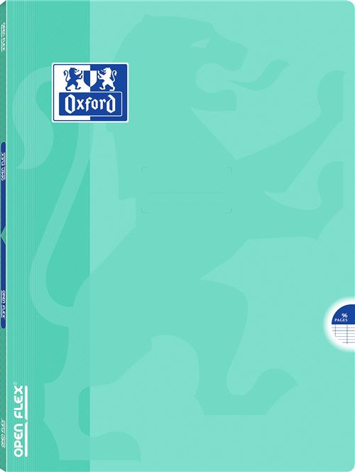 Lot De 4 Cahiers Oxford OpenFlex 24x32cm - 96 Pages Grands Carreaux Seyès 90g, Couverture Polypro