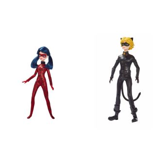 Pack De 2 Poupees Ladybug Et Chat Noir 26 Cm Miraculous Ladybug Autre Figurine Ou Replique Achat Prix Fnac