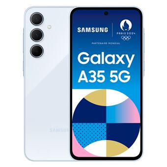Smartphone Samsung Galaxy A35 6,6" 5G Double SIM 256 Go Bleu - 1