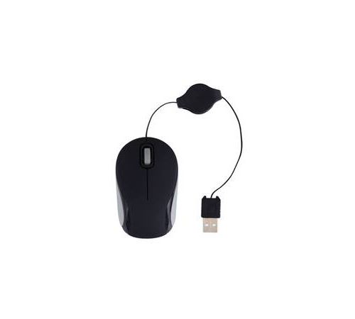 Souris optique filaire rétractable Itworks MCO02 Noir